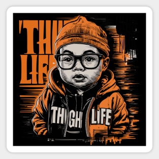 Baby Thug Life Design in Playful Colors Magnet